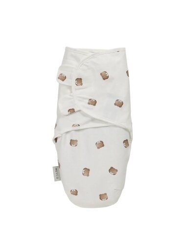 Vystyklas-kokonas, 0-3 mėn, Bear Multicolor, TOG 1,0, Meyco Baby