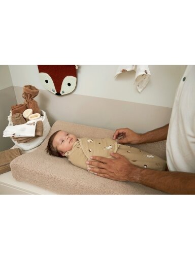 Vystyklas-kokonas, 0-3 mėn, Forst Animals sand, TOG 1,0, Meyco Baby Vystyklas-kokonas, 0-3 mėn, Forst Animals sand, TOG 1,0, Meyco Baby