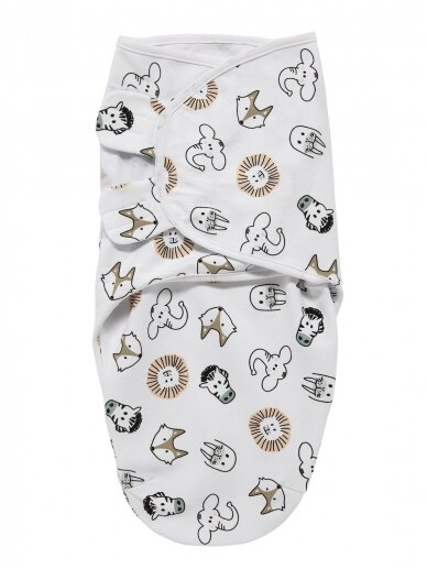 Baby Swaddle, 4-6 months by Meyco Baby Anumal Baby Swaddle, 4-6 months by Meyco Baby Anumal