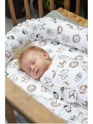 Baby Swaddle, 4-6 months by Meyco Baby Anumal 1 Baby Swaddle, 4-6 months by Meyco Baby Anumal 1