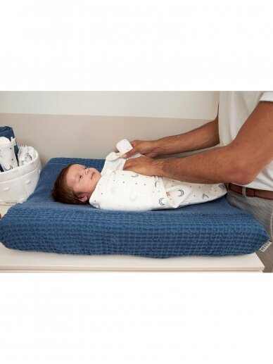 Baby Swaddle, 4-6 months by Meyco Baby, Moon indigo, TOG 1,0 2 Baby Swaddle, 4-6 months by Meyco Baby, Moon indigo, TOG 1,0 2