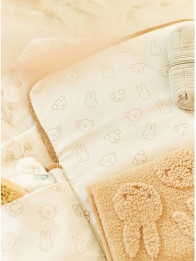 Baby changing mat with pockets, 71x70cm Jollein (Teddy Biscuit) 1