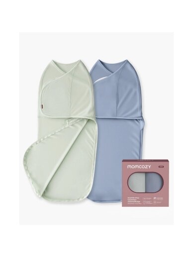 Baby swaddle wrap 0-3 months, 2 pcs, Momcozy (Serenity) Baby swaddle wrap 0-3 months, 2 pcs, Momcozy (Serenity)