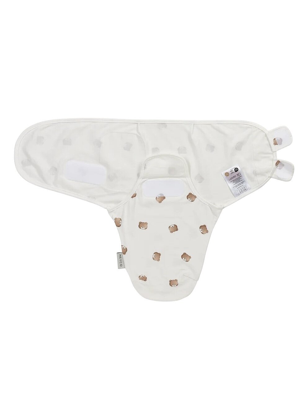 Baby Swaddle, 0-3 months by Meyco Baby Bear Multicolor, TOG 1,0 2