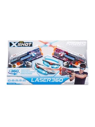 X-SHOT žaislinis šautuvas Laser Skins, 2vnt., asort., 36602