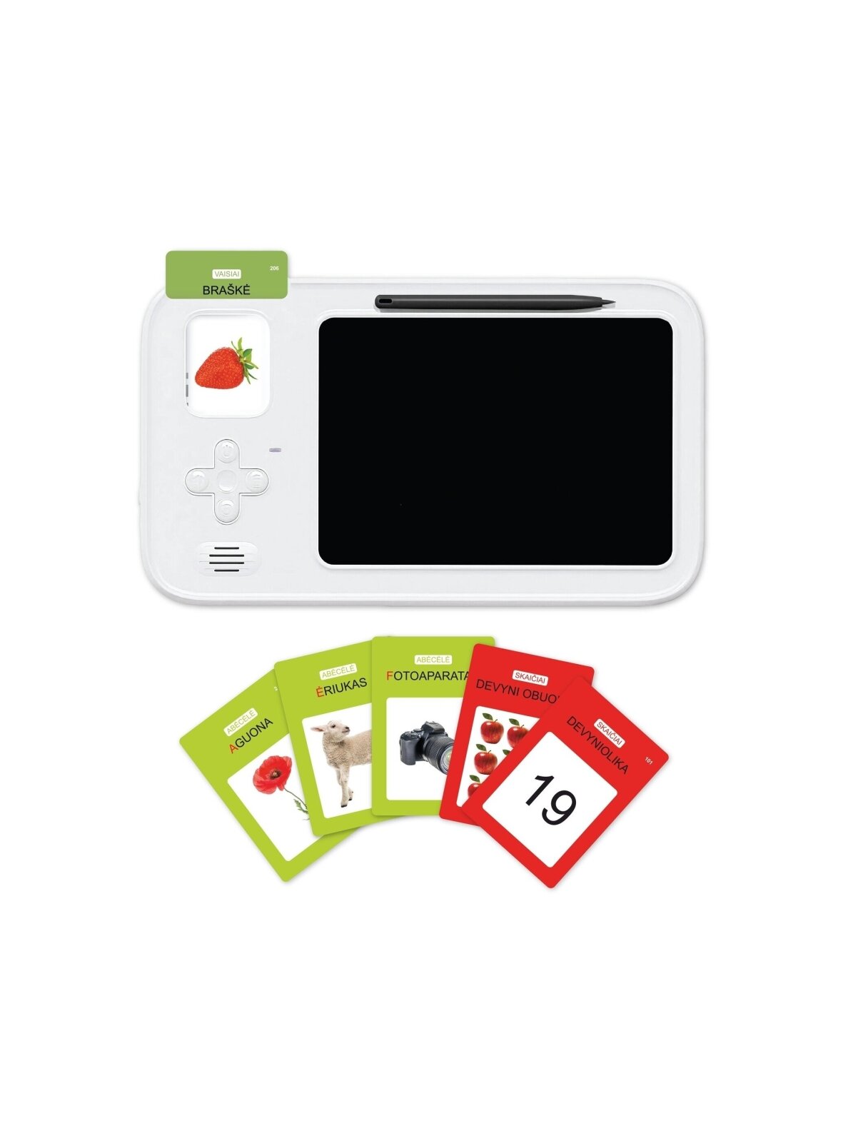 Yes For Skills Lithuanian-voiced cards "Talking Cards" with a drawing tablet