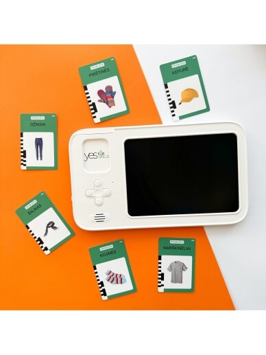 Yes For Skills Lithuanian-voiced cards "Talking Cards" with a drawing tablet 12