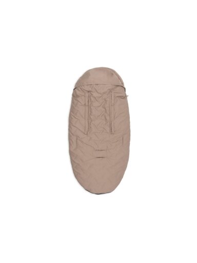 Žieminis miegmaišis - vokelis vežimėliui, Jollein, (Embossed Milky Coffee)