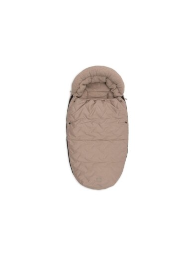 Winter Footmuff for Buggy and Stroller, Jollein, (Embossed Milky Coffee) Winter Footmuff for Buggy and Stroller, Jollein, (Embossed Milky Coffee)