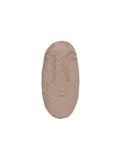 Winter Footmuff for Buggy and Stroller, Jollein, (Embossed Milky Coffee) 1