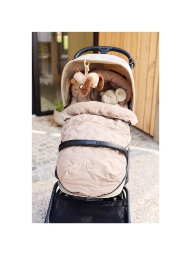Winter Footmuff for Buggy and Stroller, Jollein, (Embossed Milky Coffee) 3